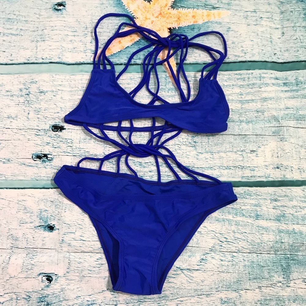 Strappy Blue swimsuit